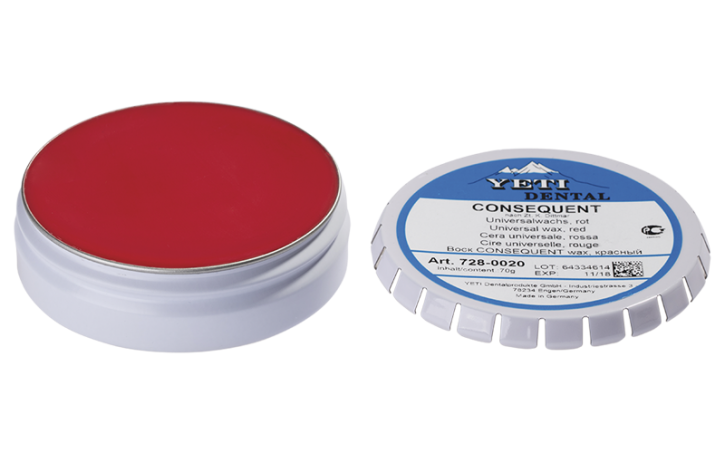 CONSEQUENT Universal wax - red