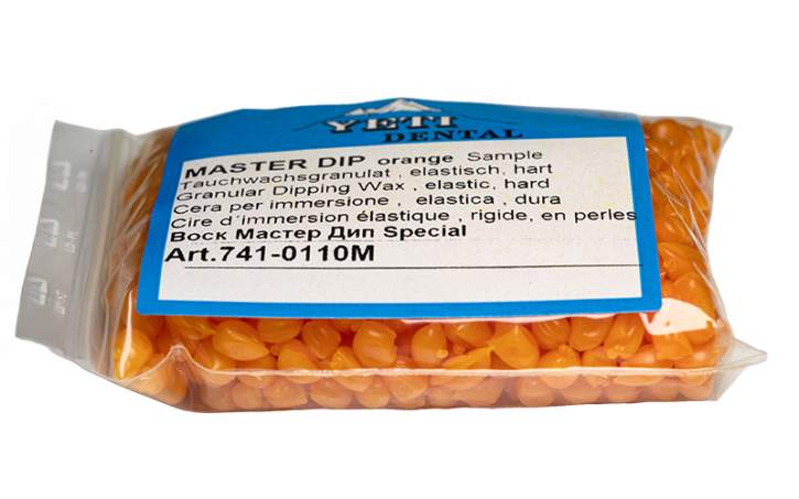 MASTER DIP Tauchwachsgranulat, orange Muster